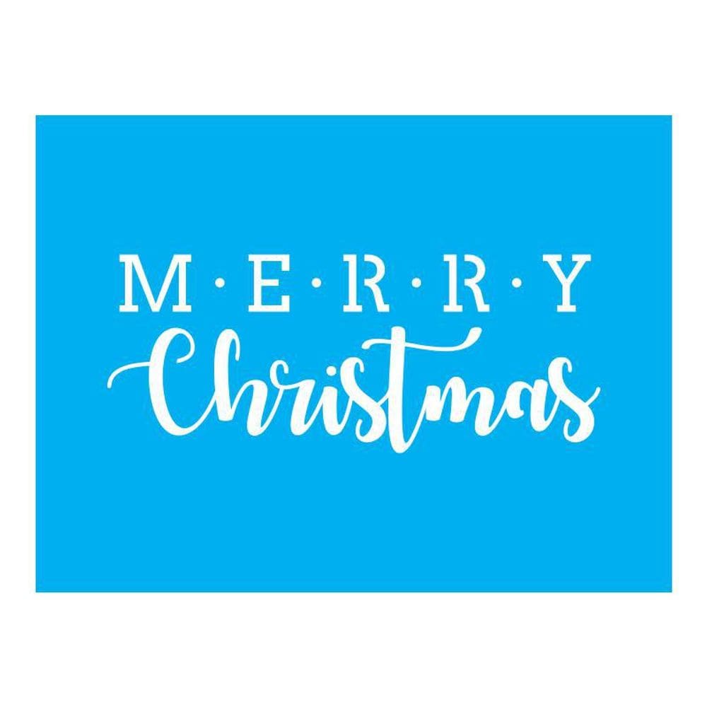 Stencil Tamako Merry Christmas - 15X20Cm - Ref A3259