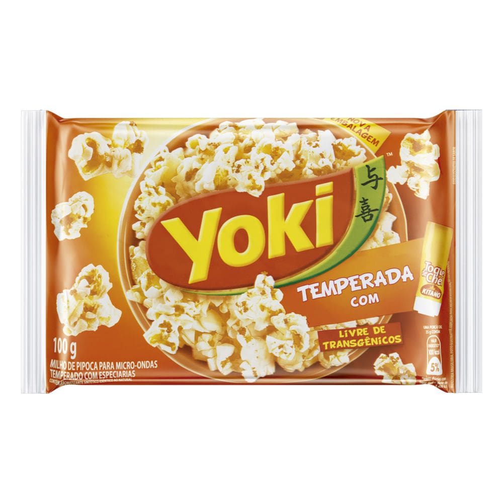 Pipoca para Microondas Yoki Toque do Chefe 100g
