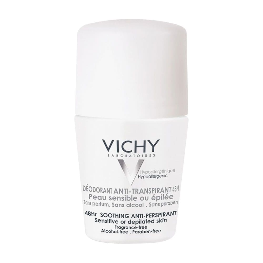 Desodorante Vichy Antitranspirante Sem Perfume Roll-on 48h 50ml