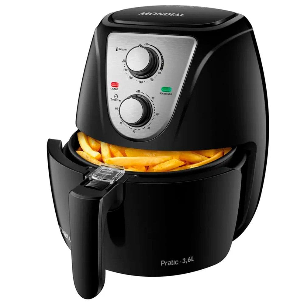Fritadeira Elétrica Air Fryer Mondial Pratic AF-36 3,6L 1500W