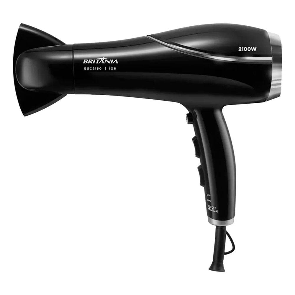 Secador de Cabelo Britania BSC2150 Tourmaline Ion 2 Velocidades 2100W