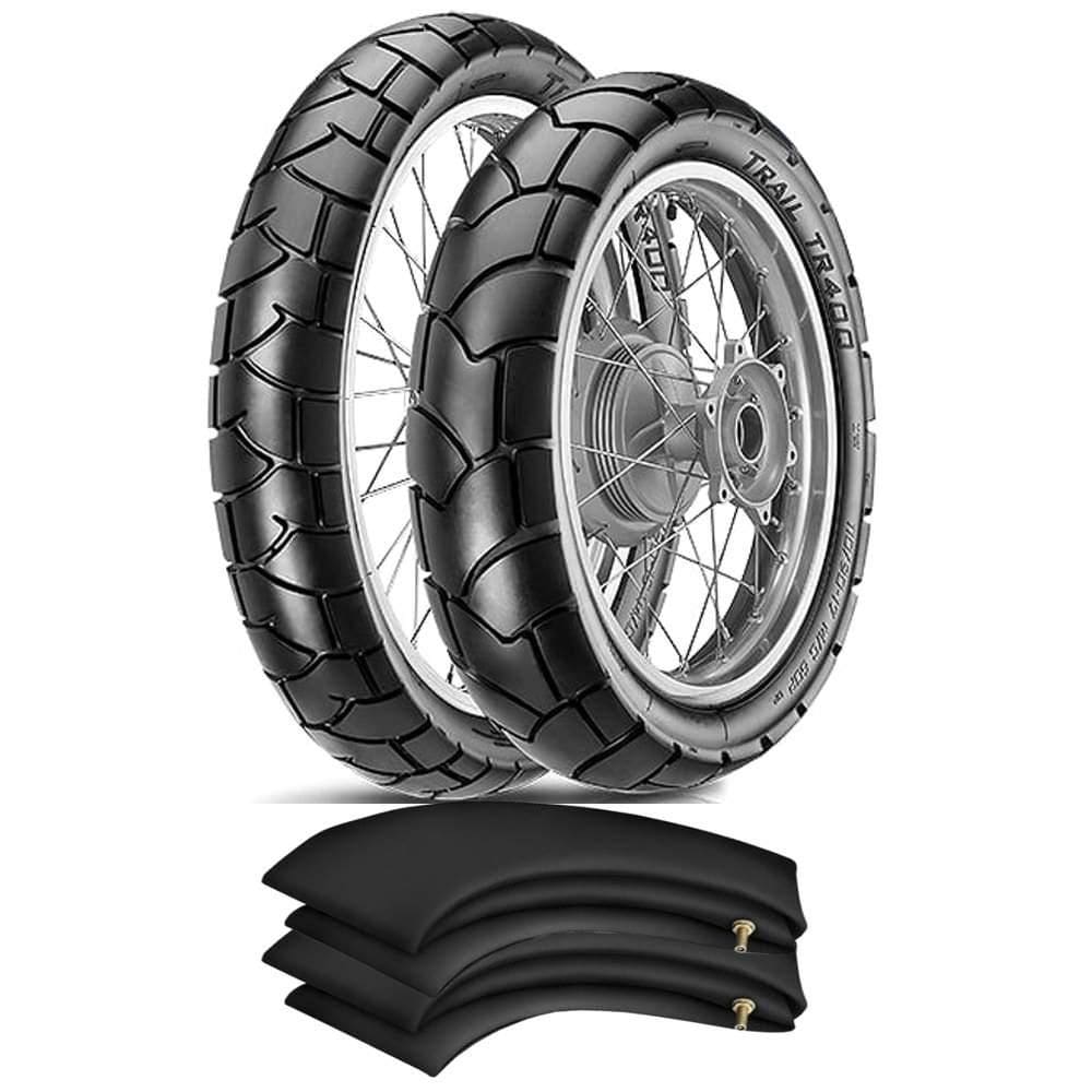Kit Pneu Bros Nxr Crosser Xtz 150 90/90-19 + 110/90-17 Tr400 Vipal