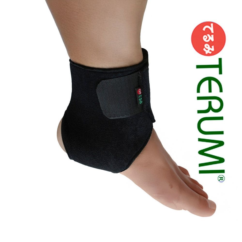 Tornozeleira Magnética Neoprene Preto Único Bilateral - Terumi