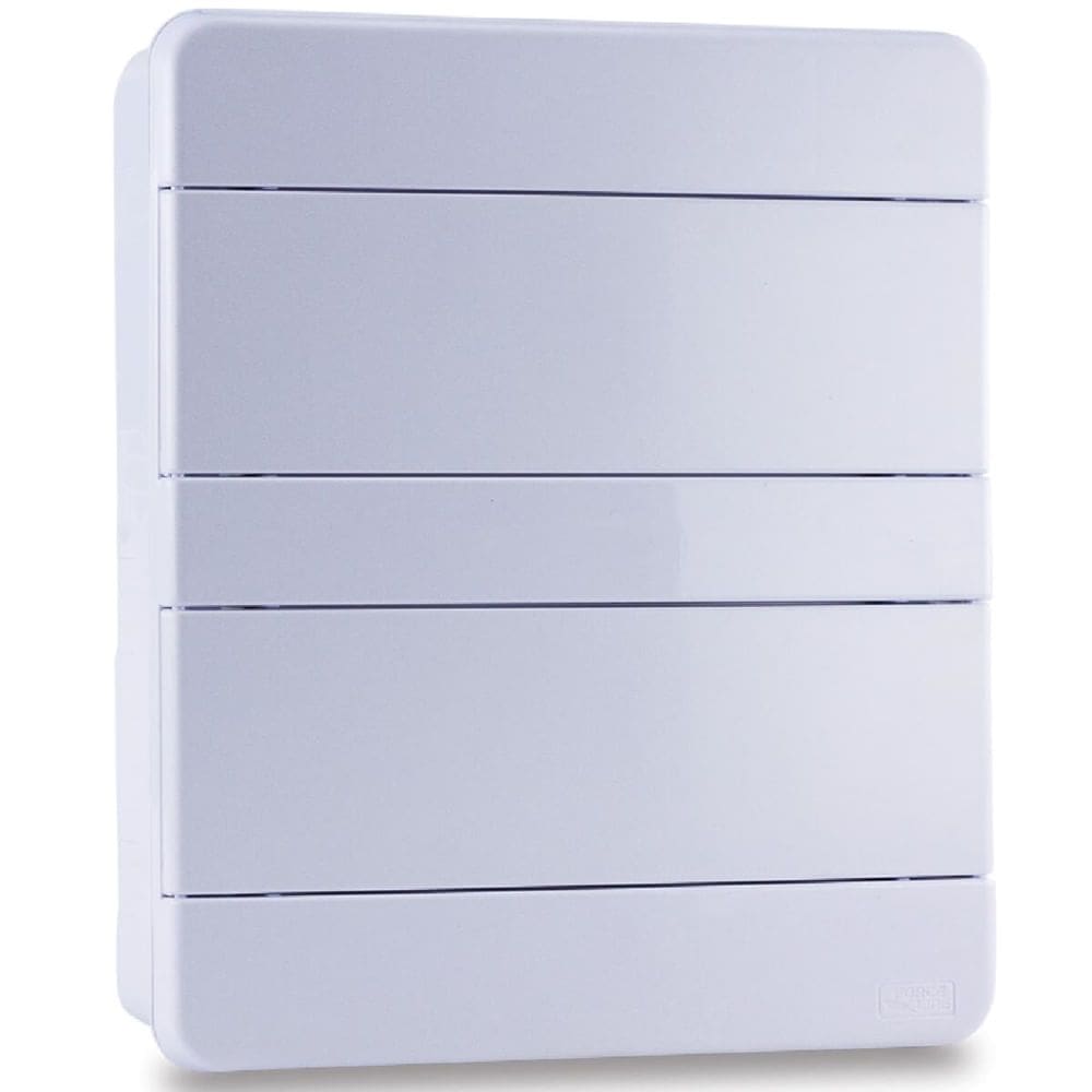 Quadro de Distribuição de Embutir 24 Disjuntores DIN com Barramento - 600300026 - FORCELINE
