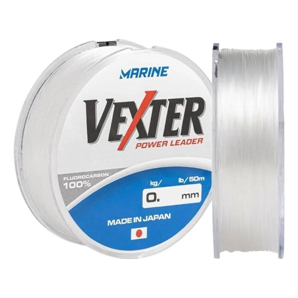 3X Linha Fluorocarbon Marine Sports Vexter Leader 0,33Mm 7,2