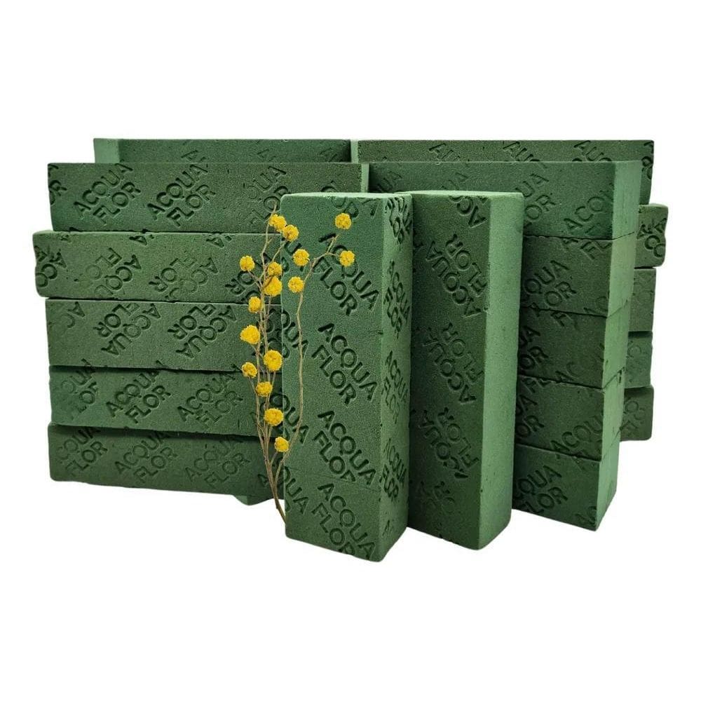 3X Esponja Para Arranjos Florais E Plantas Naturais 24 Unida