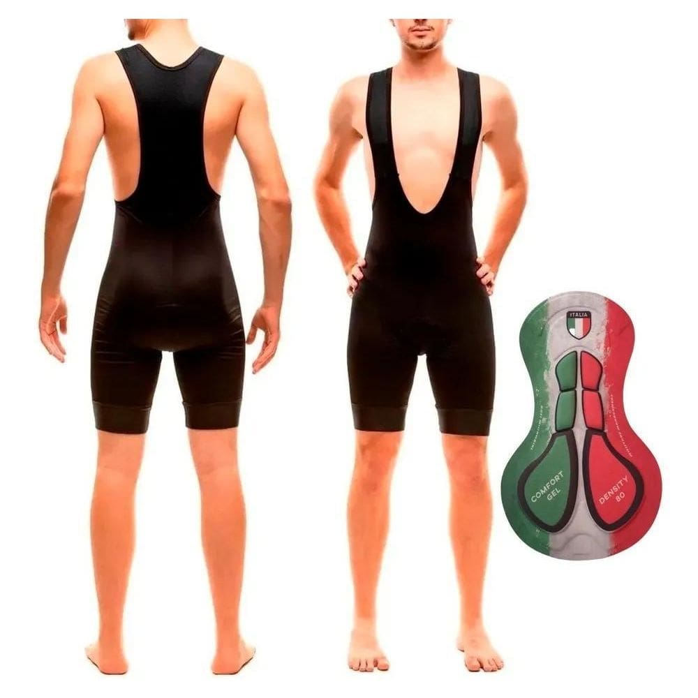 3X Bretelle Bermuda Ciclismo Bike Mtb Acolchoado Profissiona