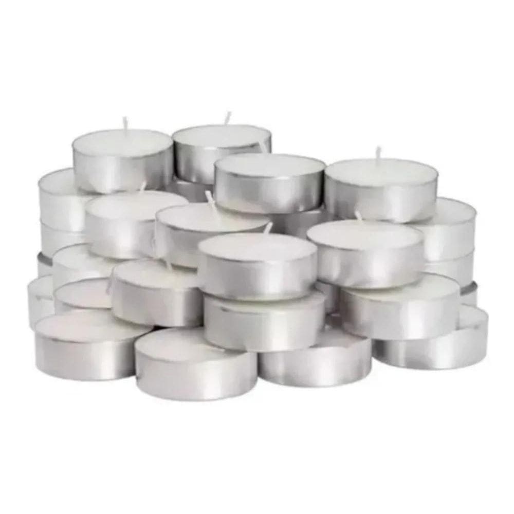 3X 100 Velas Rechaud Decoração Festas Casamento Lâmparina Re