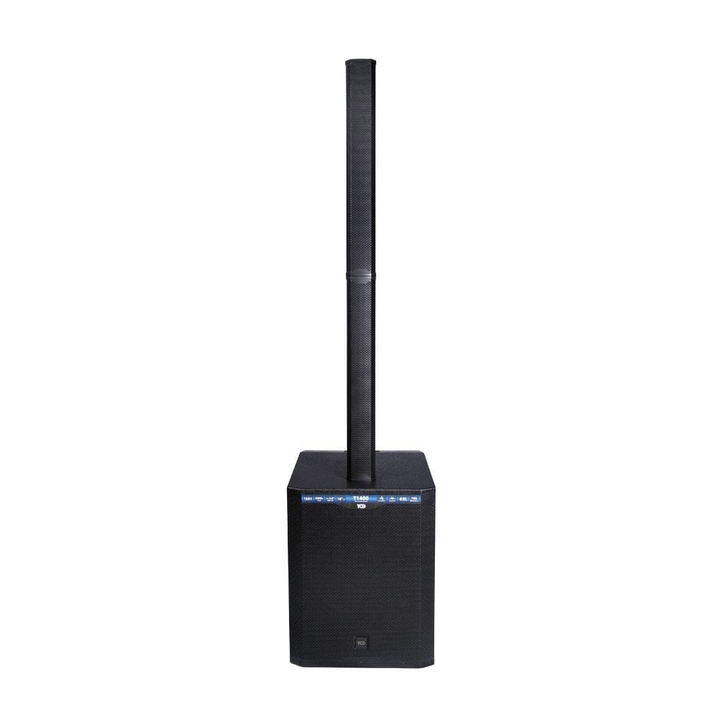 Sistema PA Profissional TCD T1400 - Sub 18” + Coluna 1400W Bluetooth