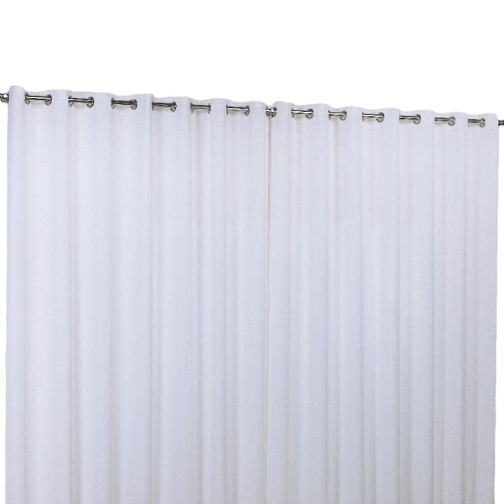 Cortina Linho Duplex 2,80 X 1,80 Elegância, Sofisticação e Leveza, Branco