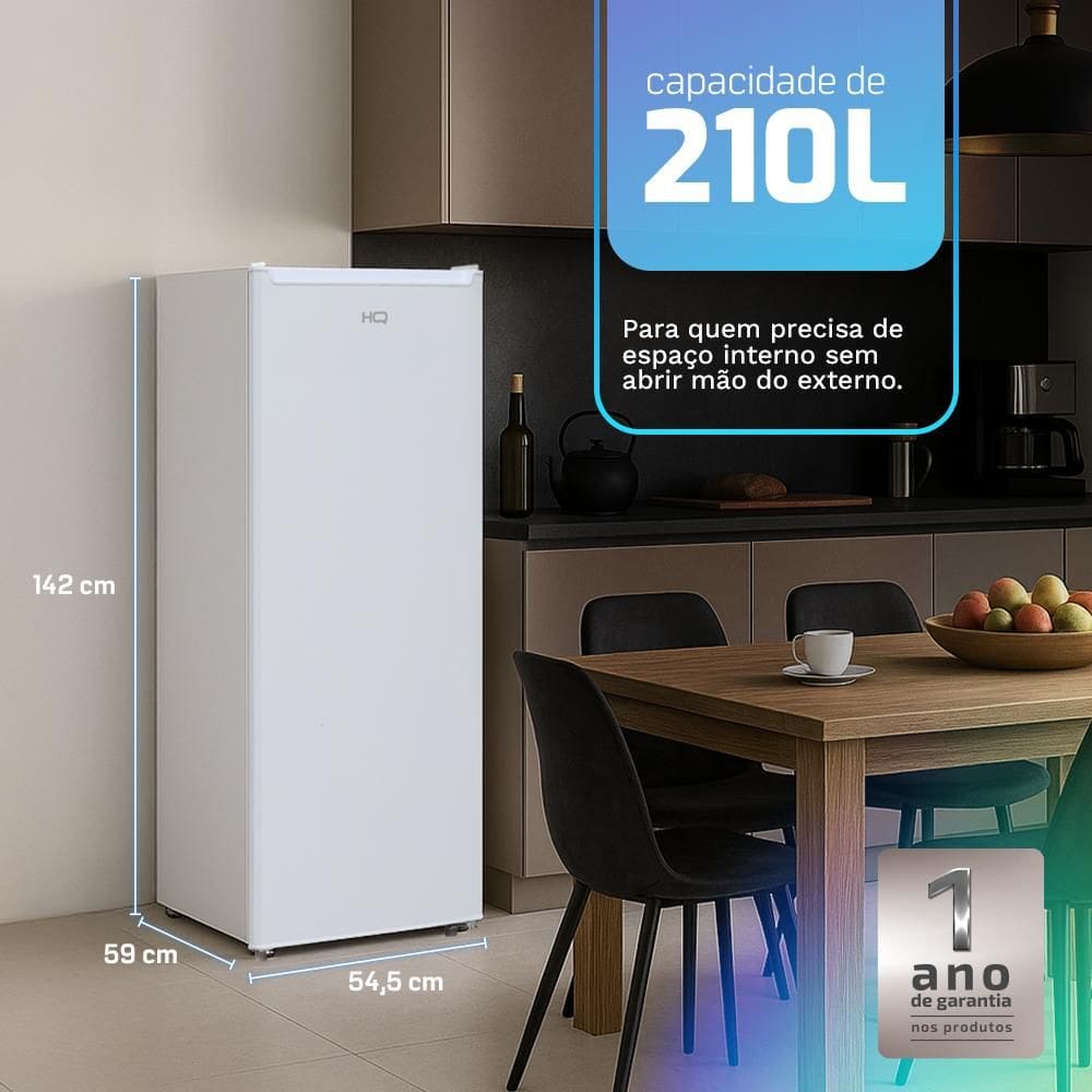 Freezer e Conservador Vertical HQ 210 Litros | Casas Bahia