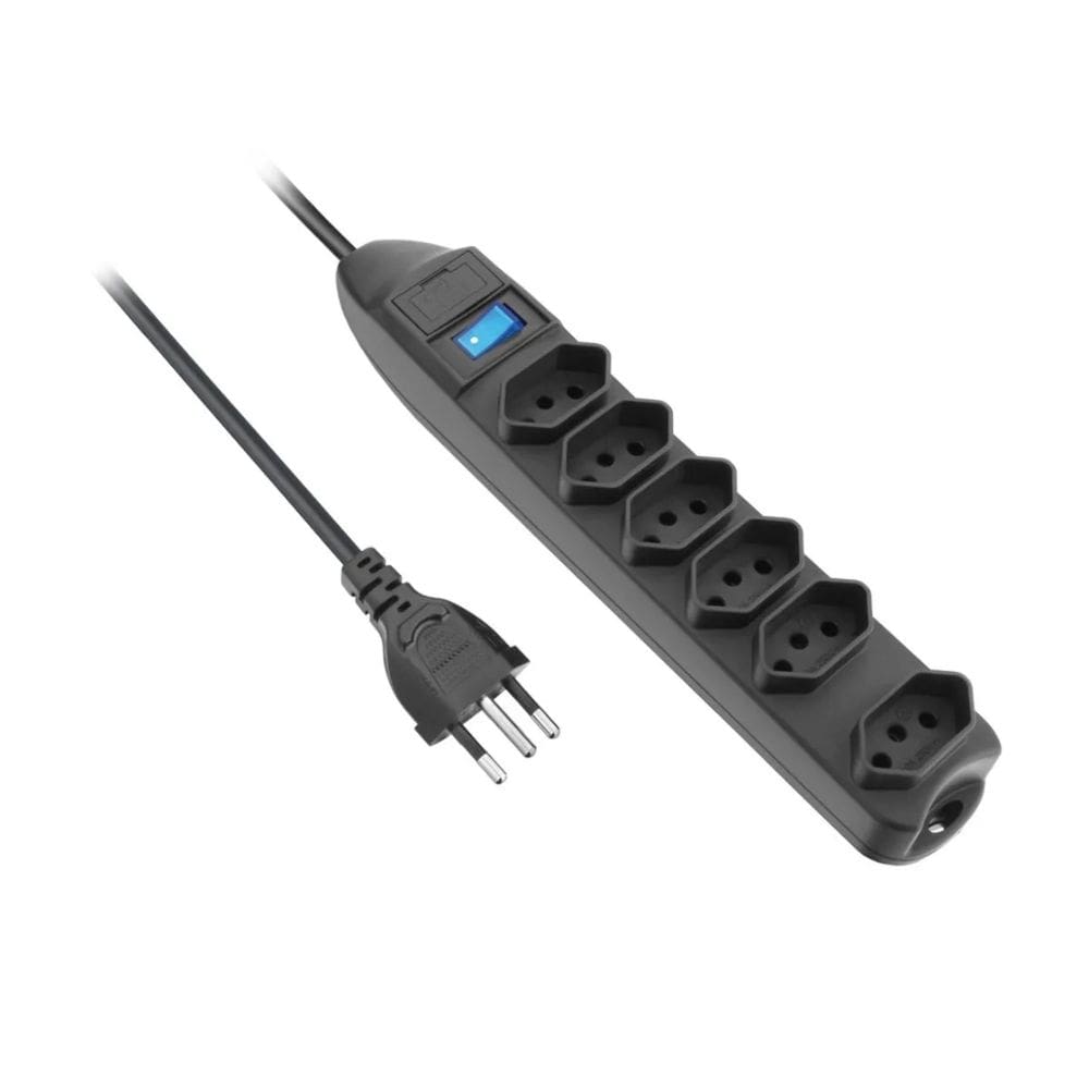 Protetor De Linha 6 Tom. 2p+t Cabo 1,5m Elgin