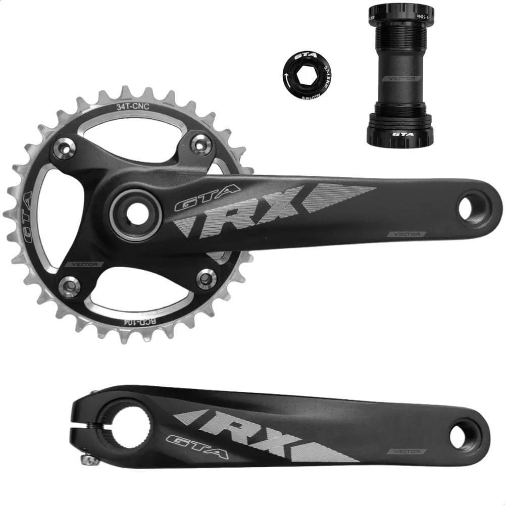 3X Pe De Vela Integrado Coroa Única 34D 175Mm Padrão Shimano