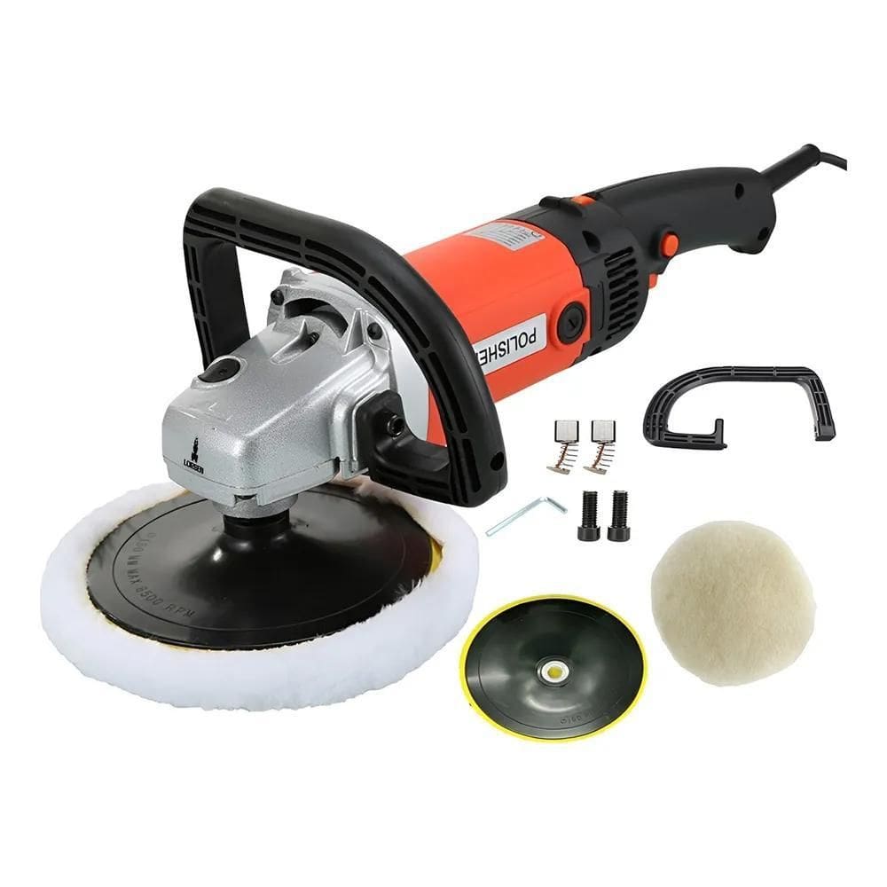 3X Politriz Automotiva 7 180Mm Com 1400W, Velocidade Variáv