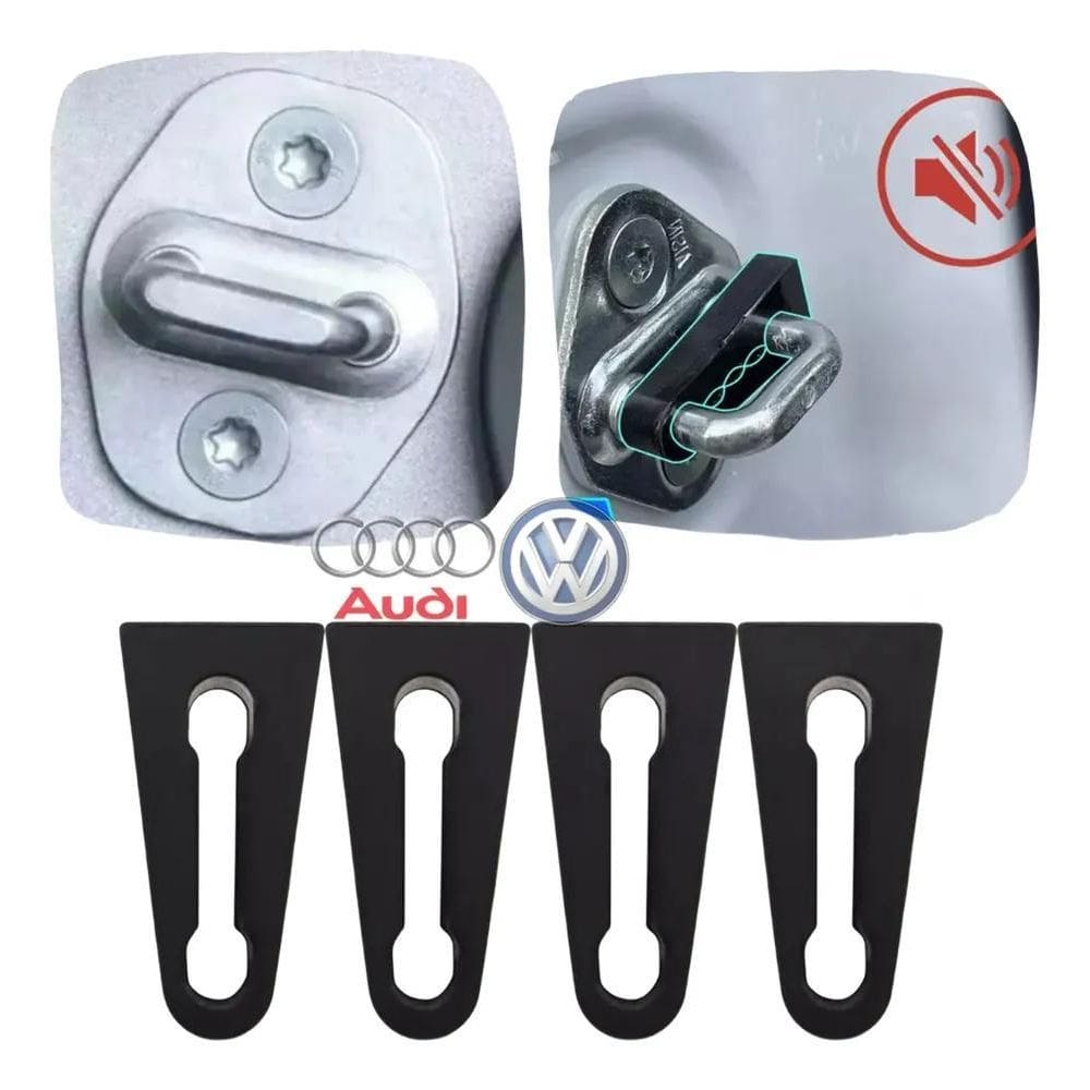 3X Protetor Porta Carro Anti Impacto Veicular Borracha Baten