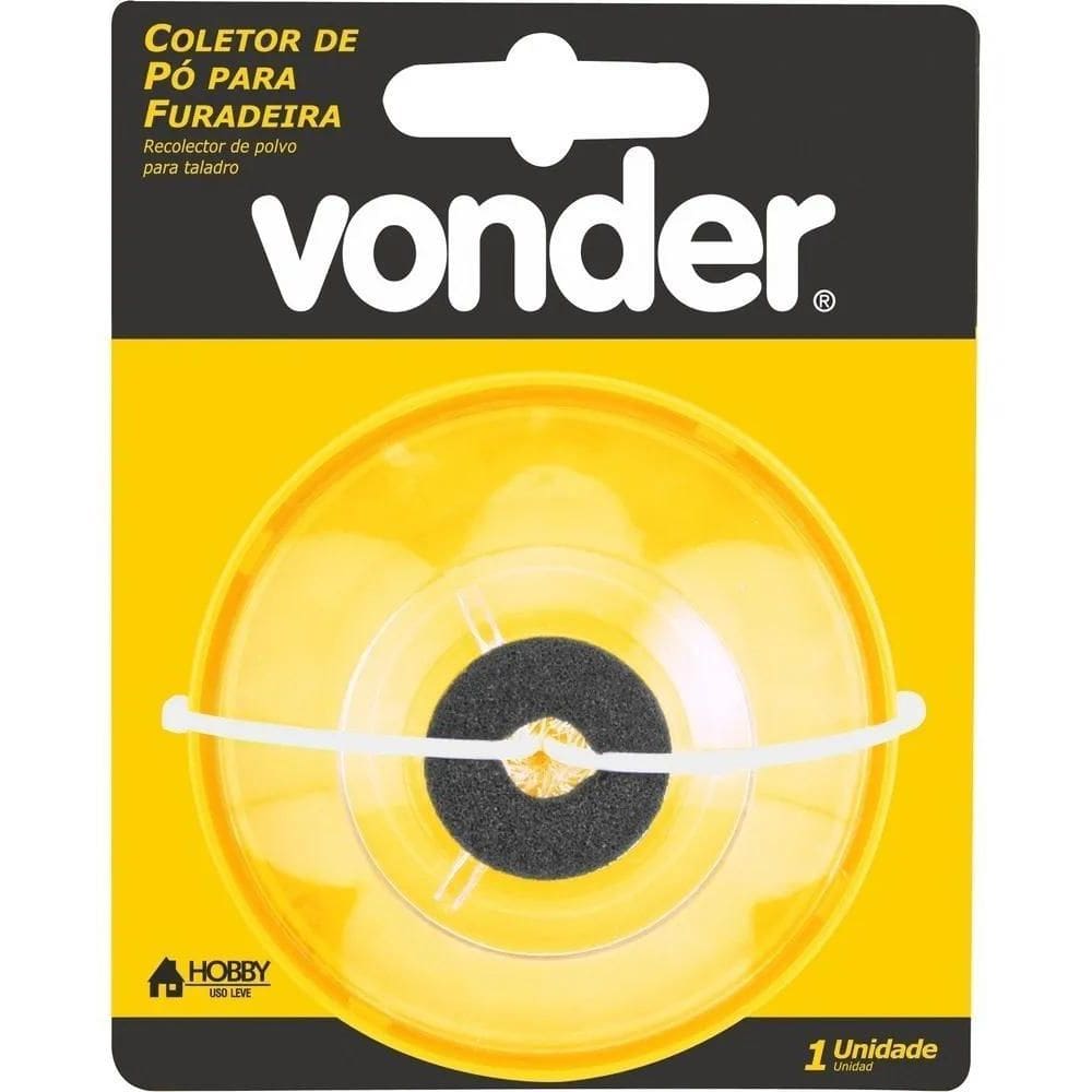 3X Coletor De Pó Poeira Para Furadeira Manual Vonder