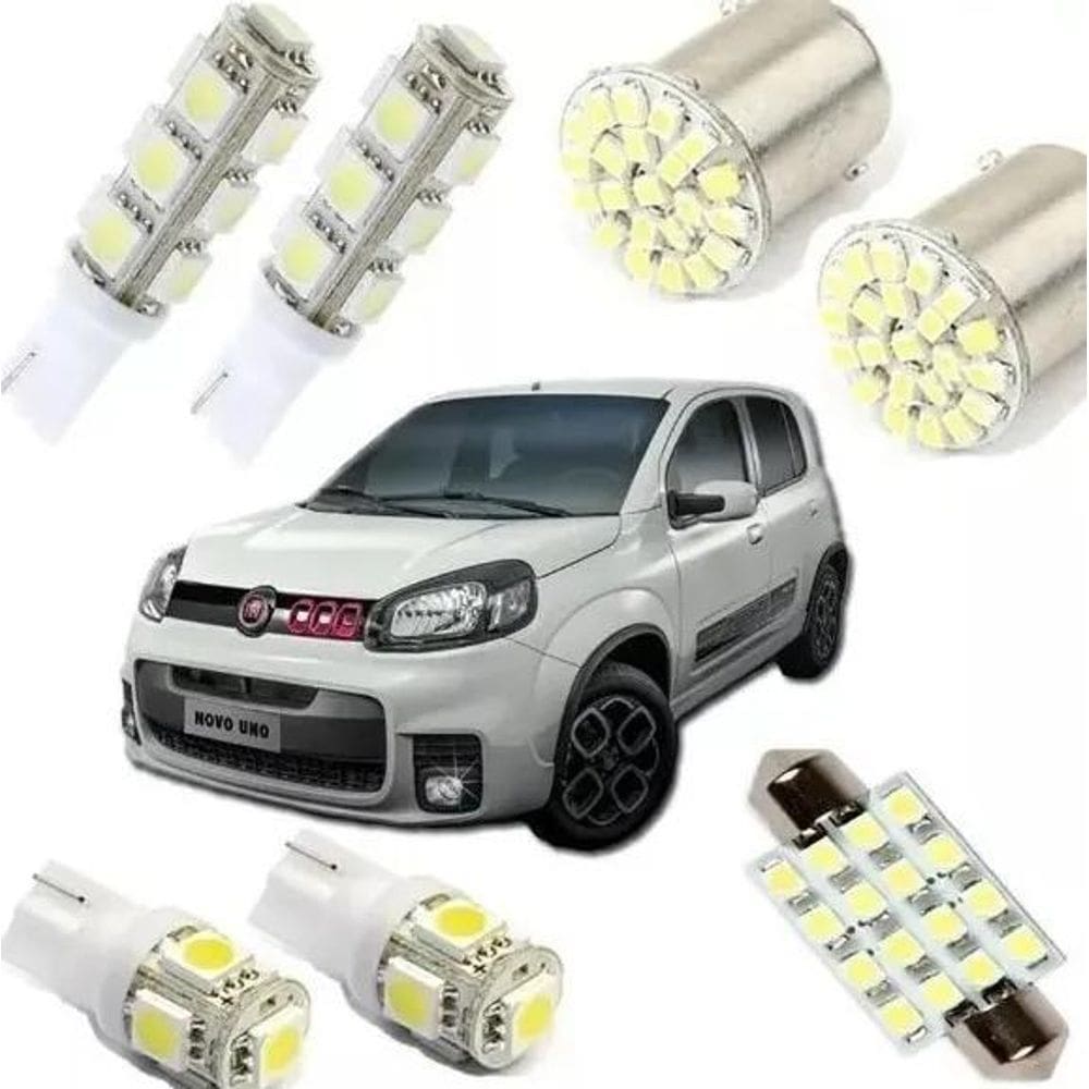 3X Kit Lampada Led Novo Uno Vivace Way Sporting 20