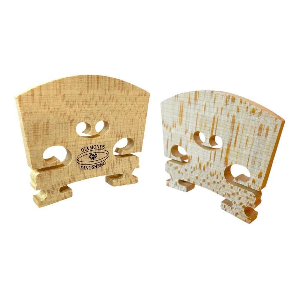 3X Cavalete Bridge Violino 4/4 Maple Velho Alto Grau Rajado