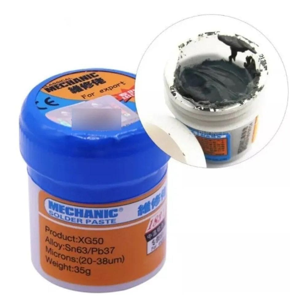 3X Solda Em Pasta Mechanic Xg50 183ºc Retrabalho Reballing 3