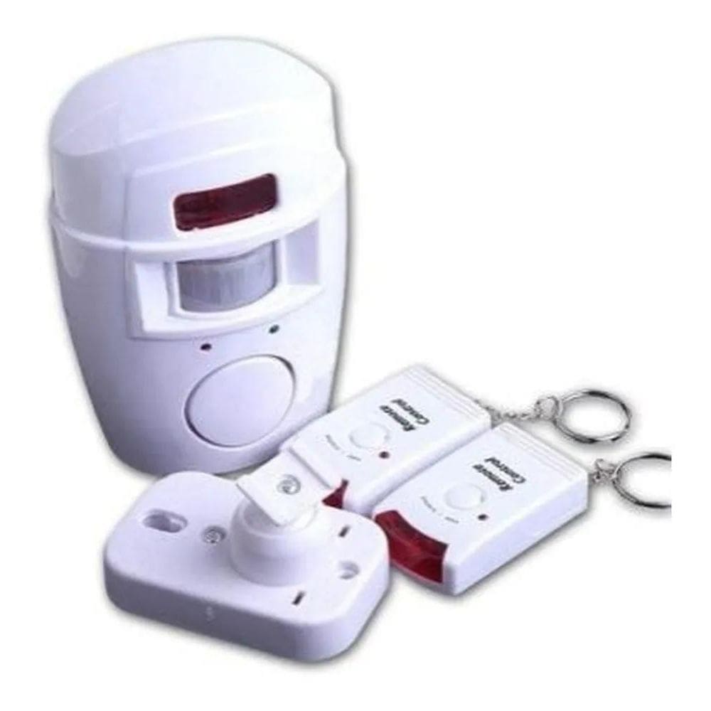 3X Kit Alarme Residencial Sem Fio Sensor Sirene 2 Controles