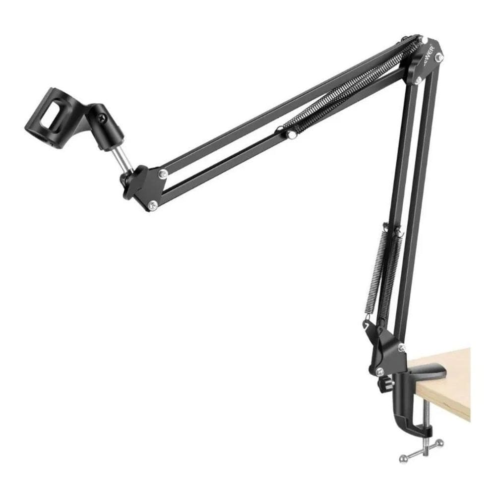 3X Suporte Pedestal Braço Articulado De Mesa Para Microfone