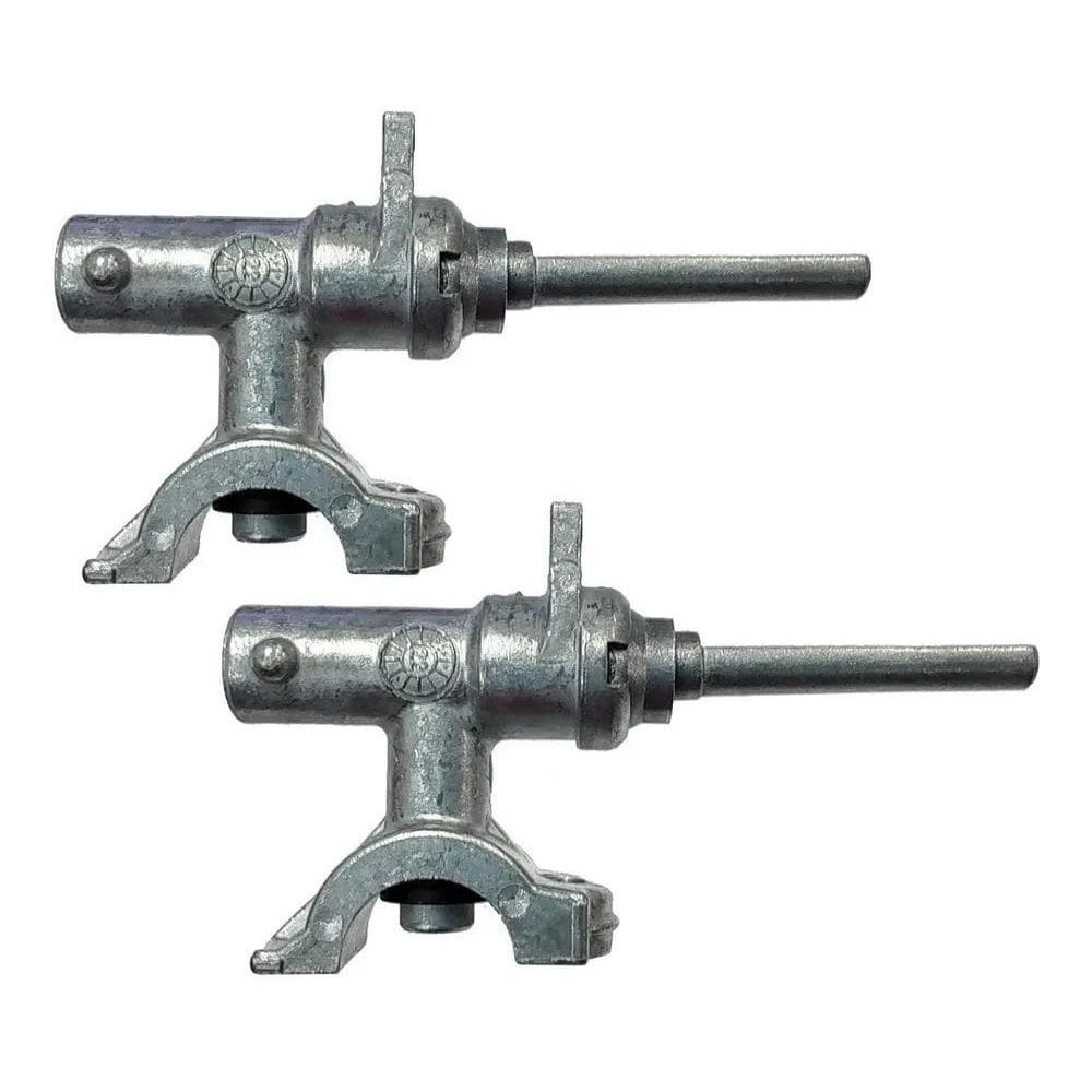 3X Kit 2 Registro Ramal Fogão Bosch E Continental Haste Long