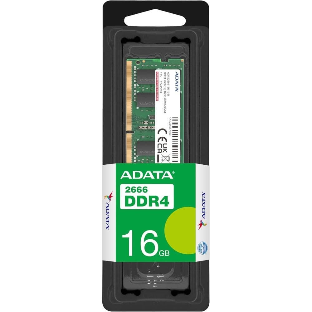 Memoria Adata DDR4 16GB 2666MHz para notebook, AD4S266616G19-SGN