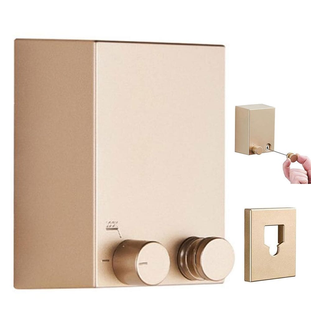 Varal de Roupa Retratil Extensivo Automatico Parede Muro Lençol Camisa Short Roupa Apartamento Casa Lavanderia Varanda