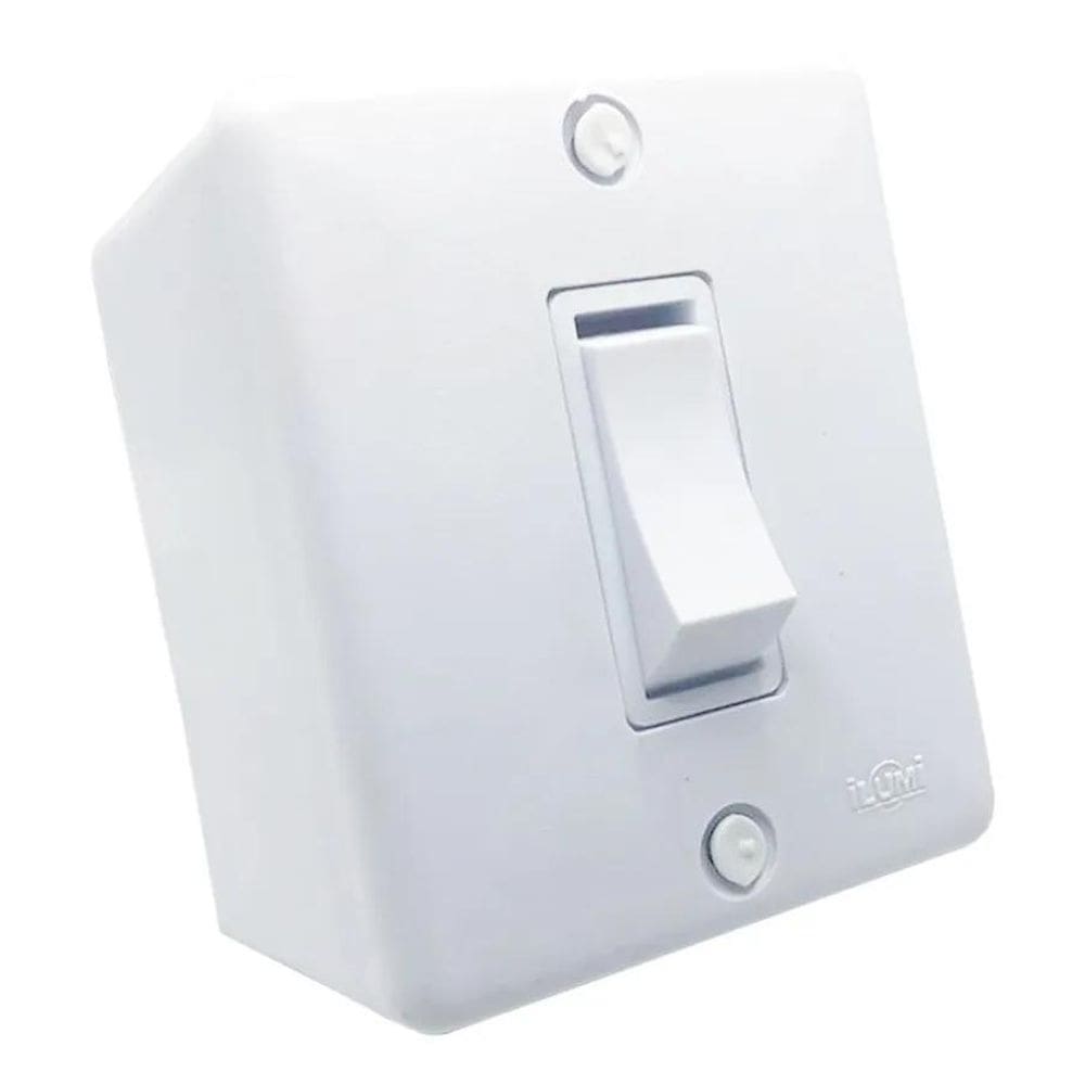 3X Interruptor Simples Sistema X Caixa Sobrepor Externo Ilum