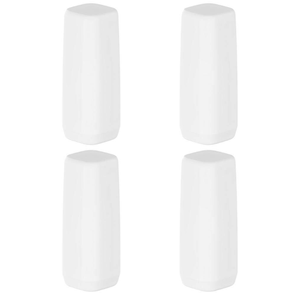 4X Porta Escova De Dente Banheiro Viagem Ou Aura Branco