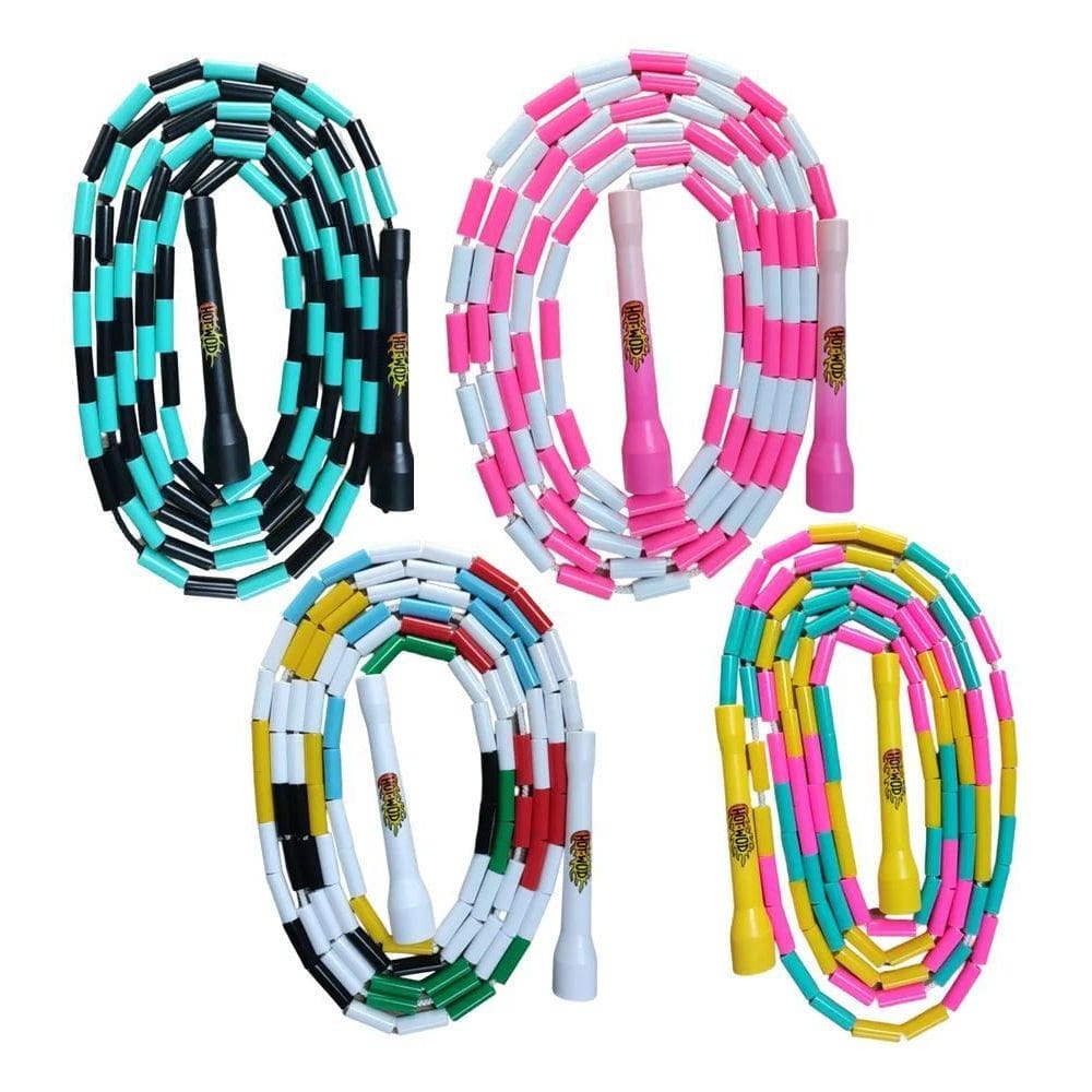 3X Corda De Pular Beaded Rope Jump Dance Freestyle Ajustável