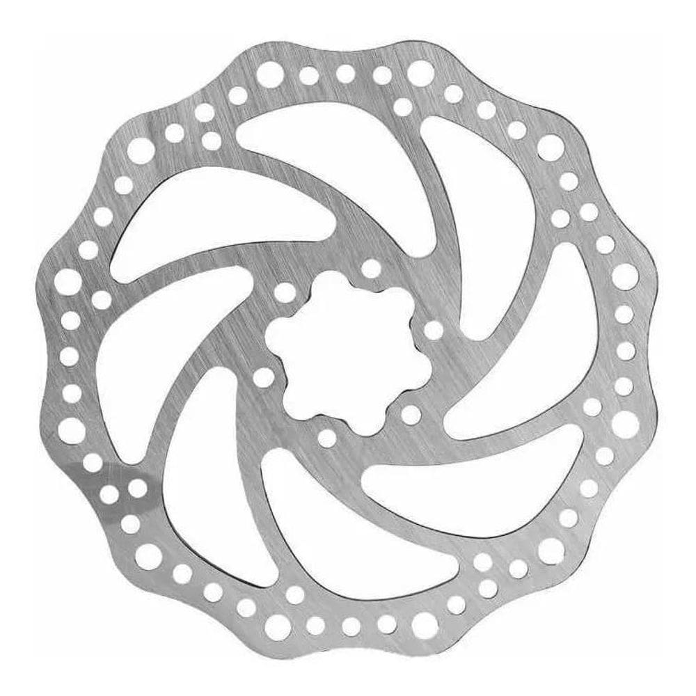 3X Disco Freio Rotor Para Bike Absolute 203Mm Inox 6 Parafus