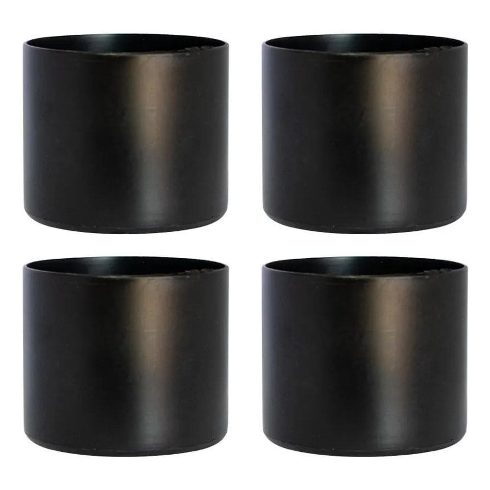 3X Capa Protetora Pé De Mesa Tubular 7,4 Cm 3 Pol - 4 Pç