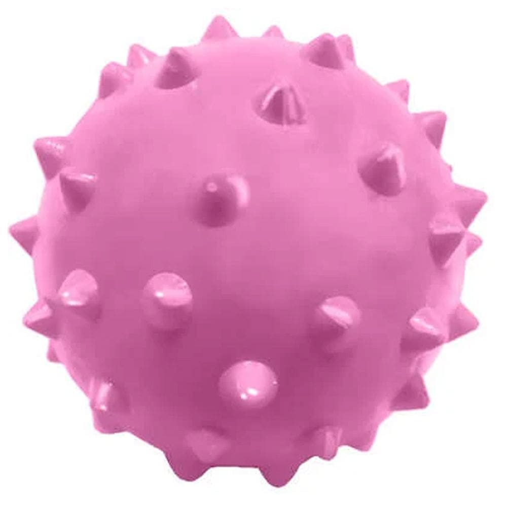 Brinquedo Bola Maciça Cravo 70mm Bolinha de Borracha Aromatizada Furacão Pet