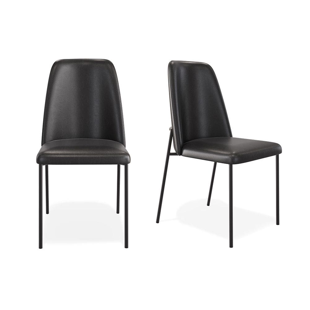 Conjunto 02 Cadeiras Livia Courissimo Preto - SSX Multicoisas