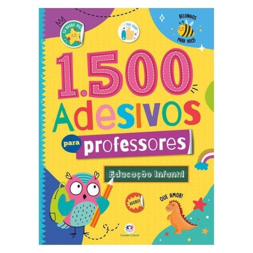 1500 Adesivos Para Professores - Educação Infantil