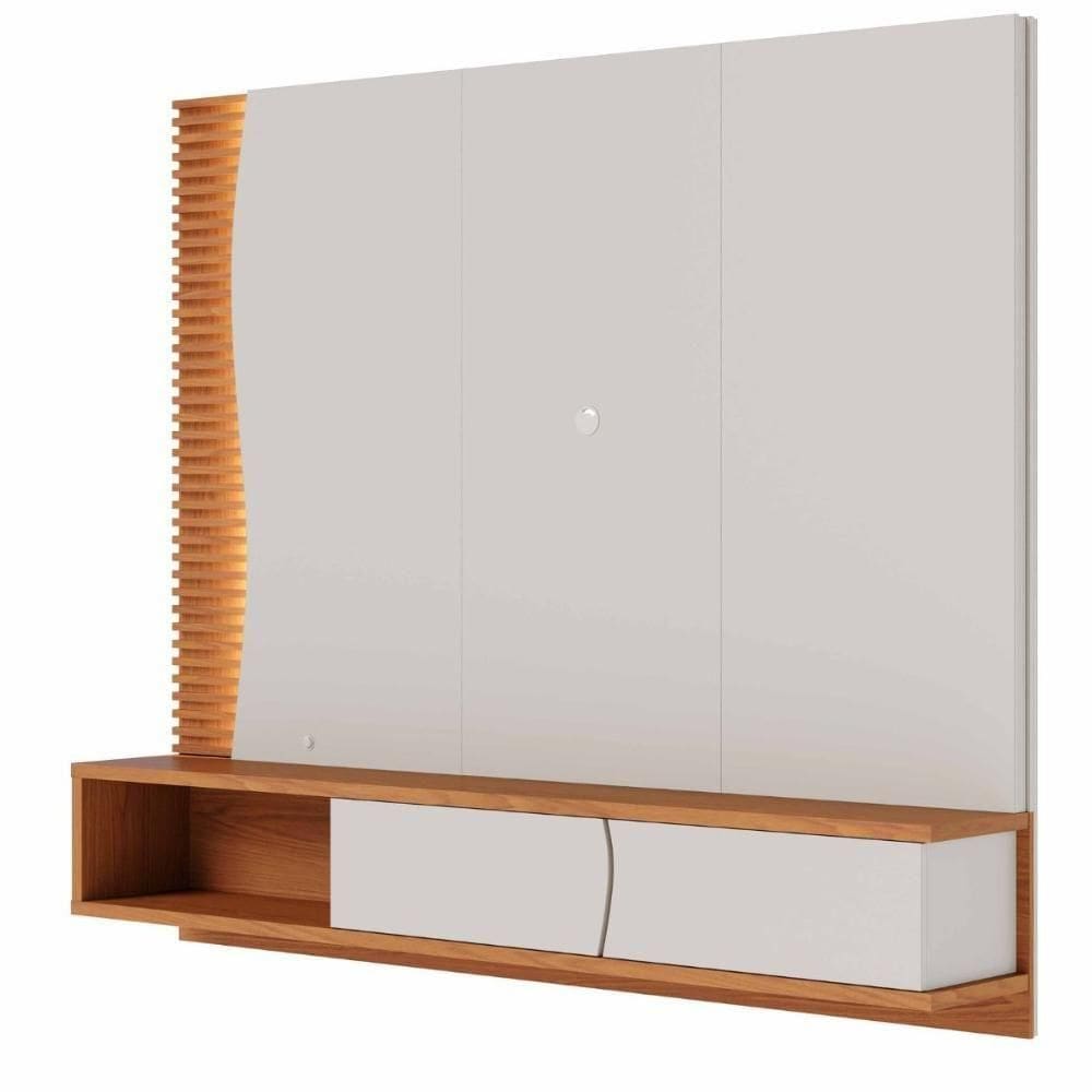 Jogo Home Suspenso E Bancada Longhaven Off White Freijo