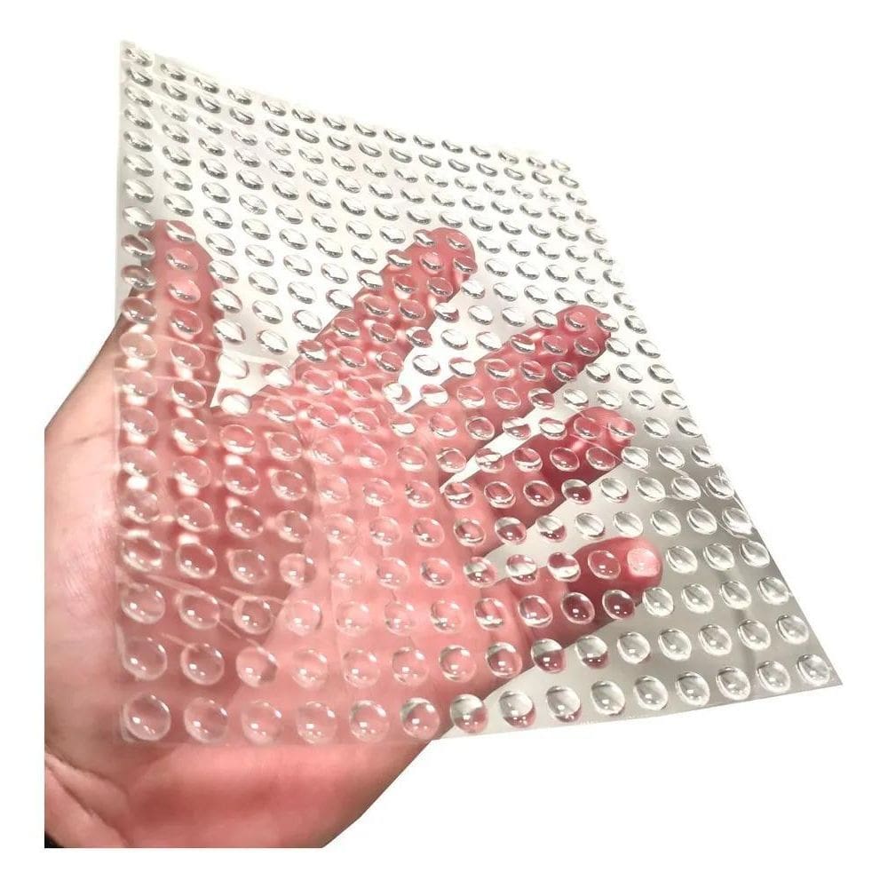 3X 125 Und Protetor Batente Gota De Silicone Adesivo Multius