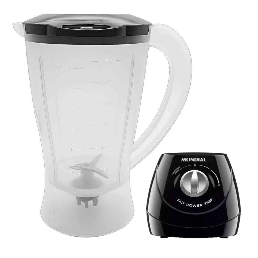 3X Copo De Liquidificador Jarra Mondial Easy Power L 550W Fo