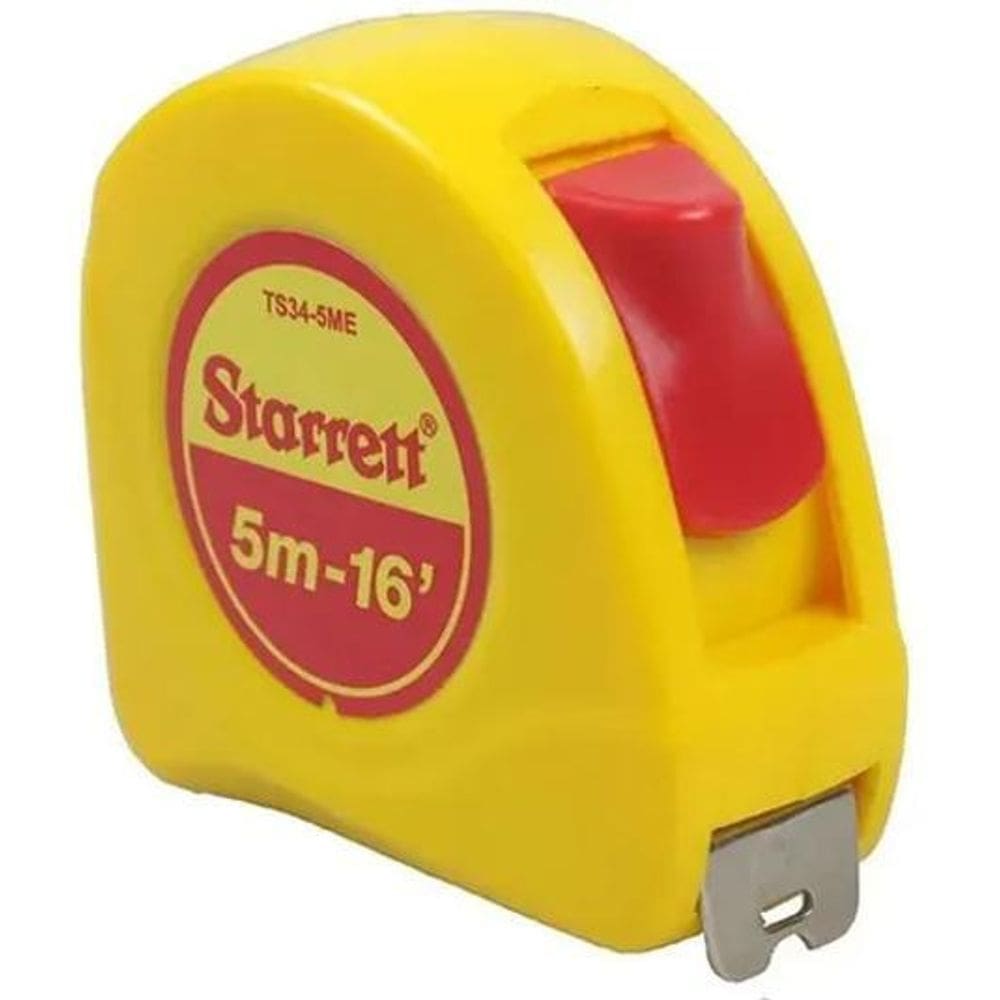 3X Trena 5 Metros Mm/Pol. Profissional De Bolso Starrett