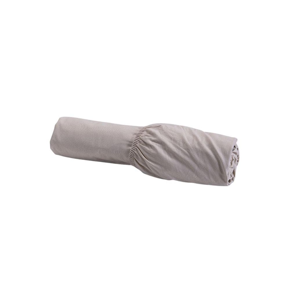 Lençol Elástico Queen Size Altura 45Cm 100% Algodão Caqui