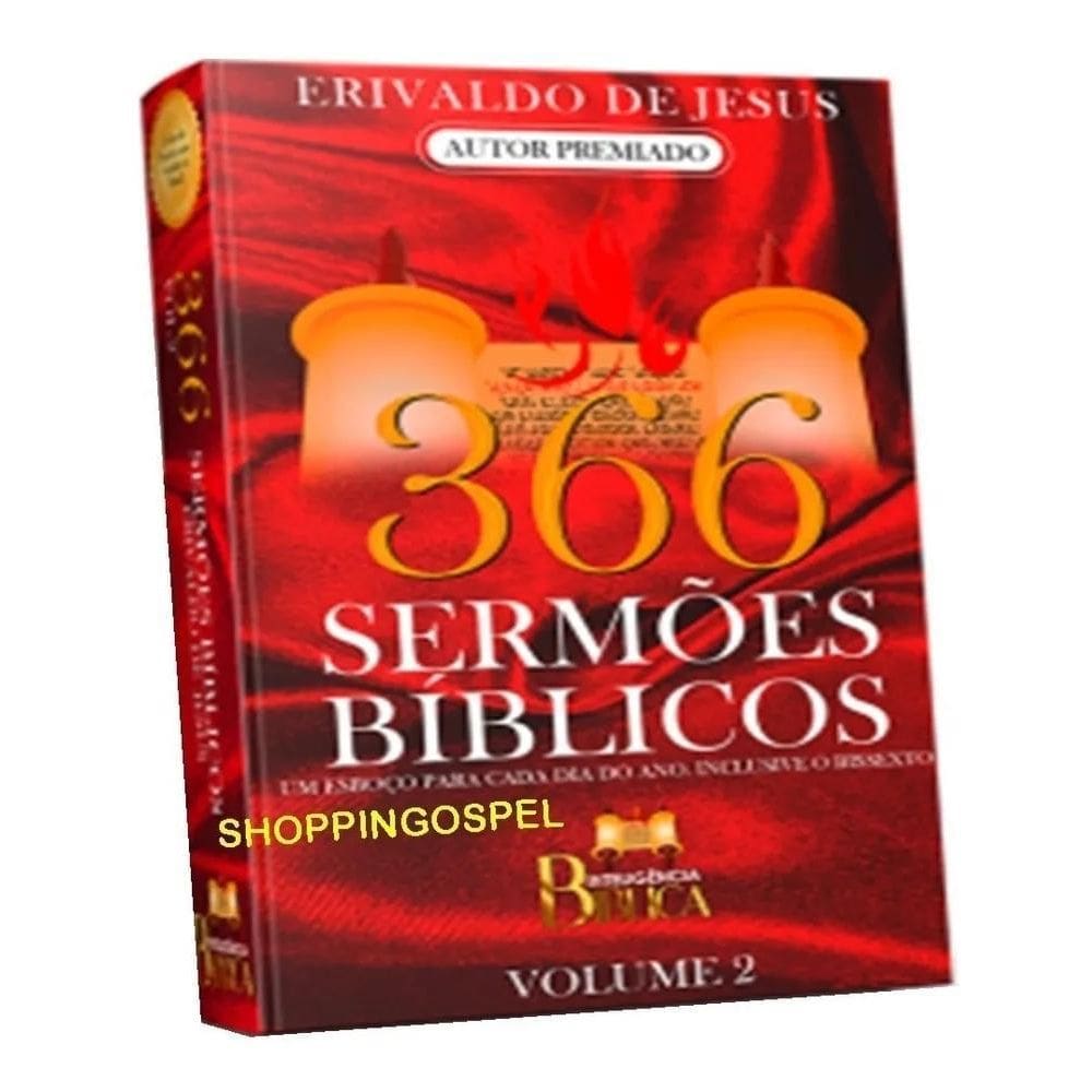 3X 366 Esboços Bíblicos Volume 2, De Erivaldo De Jesus. Edit