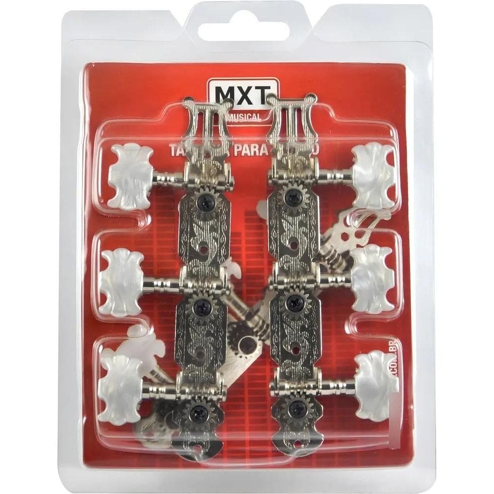 3X Tarraxa Tarracha Violão Nylon Pino Fino Cromado Mxt Profi