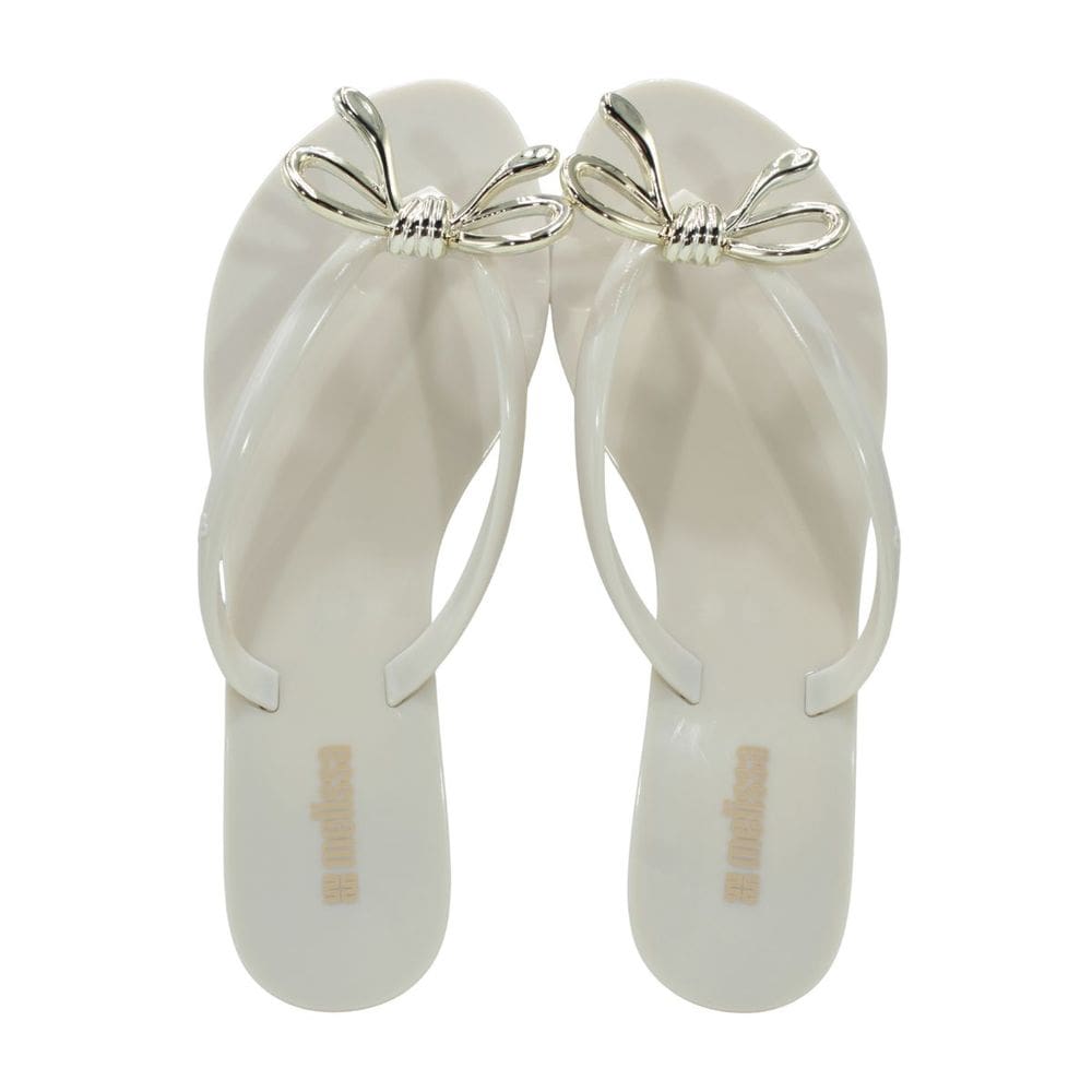 Tamanco Melissa Harmonic Iris Adulto Bege/Ouro