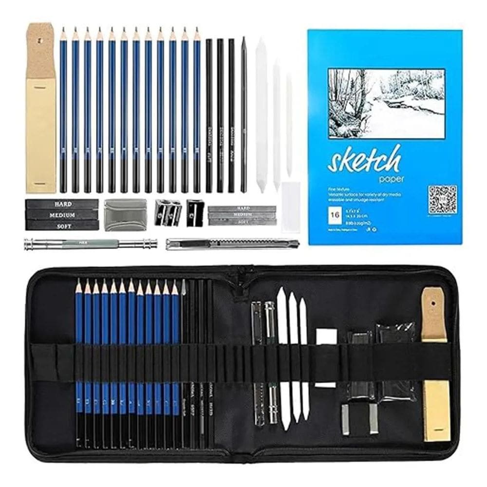 3X 35Pcs Kits Lápis Para Desenho Esboço Técnico Profissiona