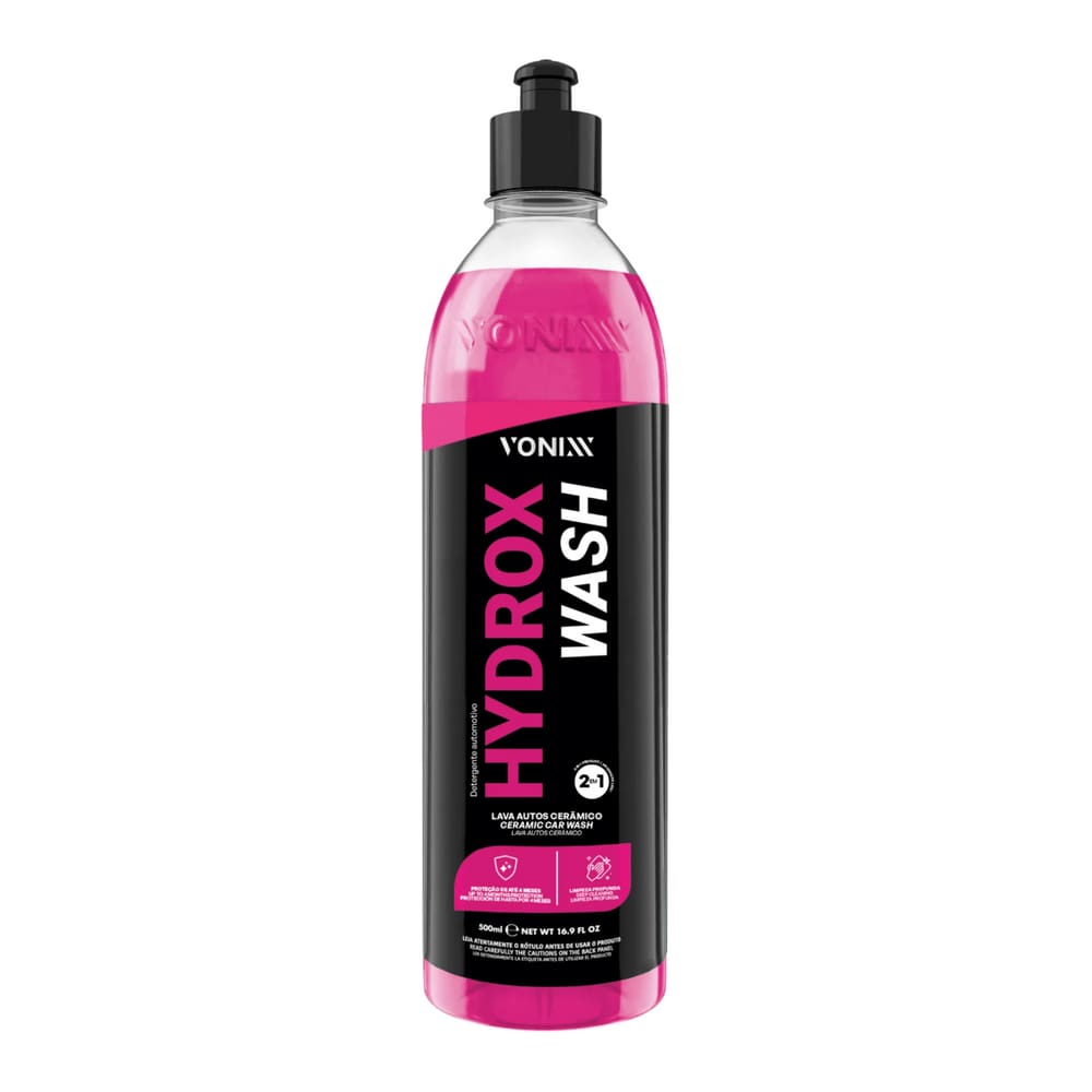 Lava Autos c/ Proteção Cerâmica 500ml Hydrox Wash Vonixx