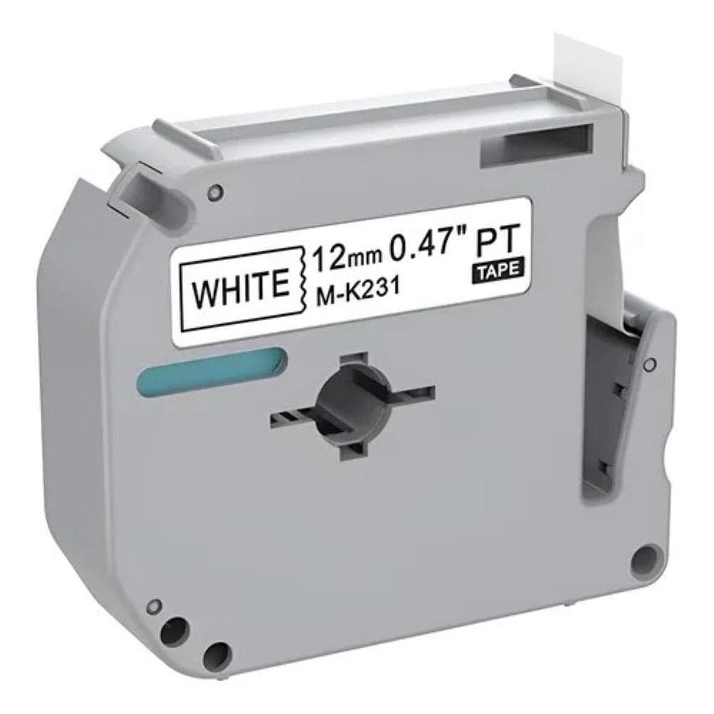 Fita Rotulador Brother Pt-70 Mk231 bco letra pta