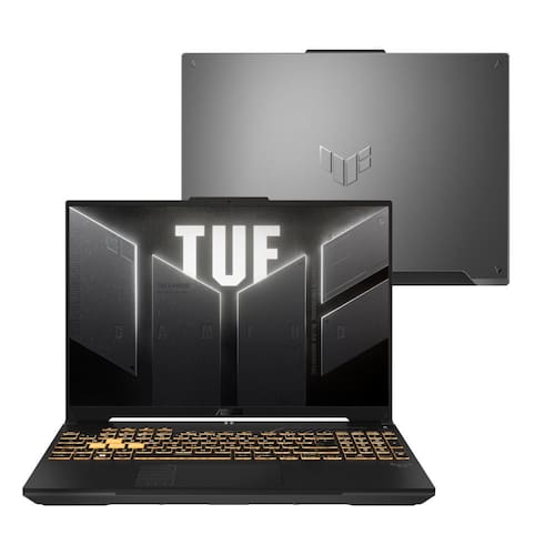 Notebook ASUS TUF Gaming F16 FX607VJ NVIDIA RTX 3050 Intel Core 5 210H 16Gb Ram 512Gb SSD Linux KeepOS Tela 16" Nível IPS 144Hz Cinza - RL015
