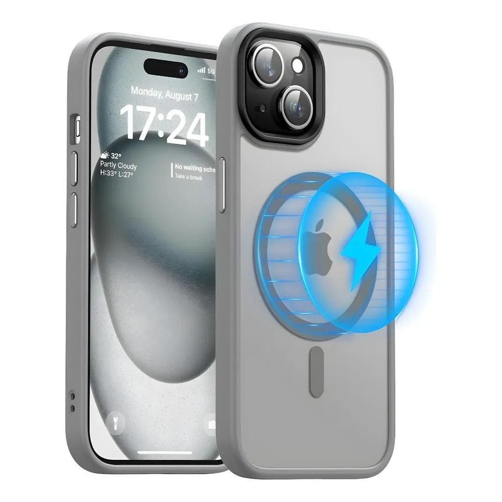 3X Capa Case Magnética Anti Impacto Slim Capinha Fosca Iphon