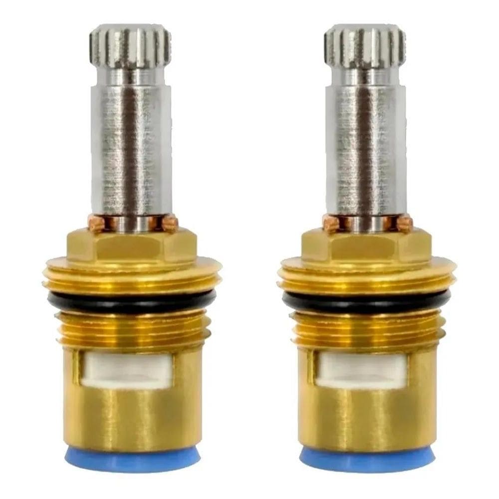 3X Kit 2 Reparo Para Torneira Bancada Ou Parede Metal 1/4 Vo